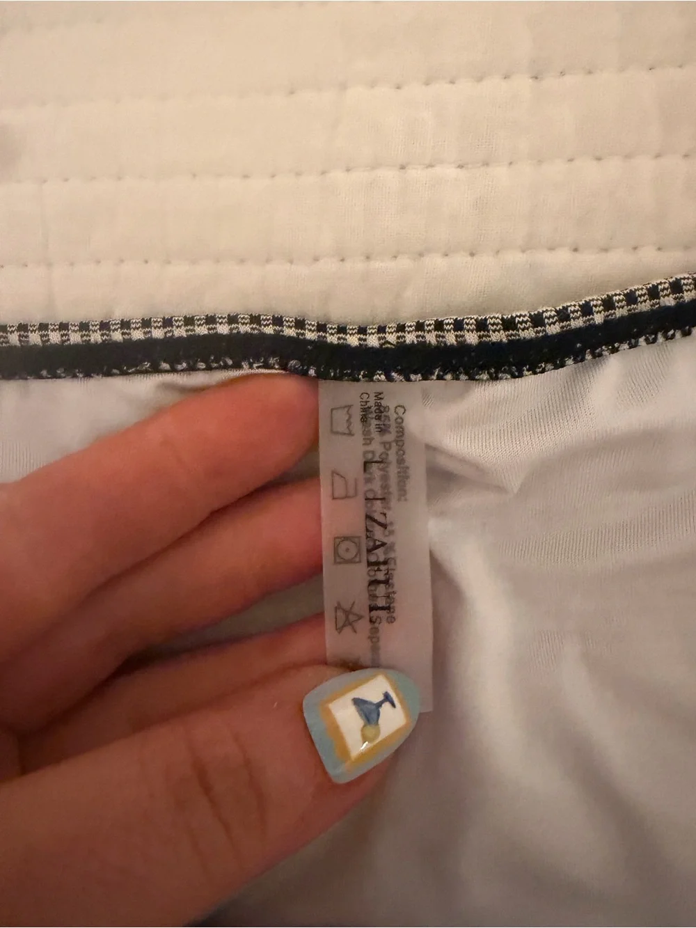 Women’s Zaful Gimgham High Waist Bikini